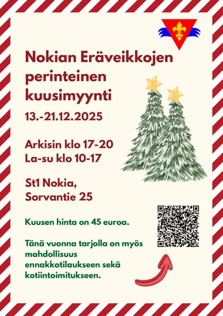 JoulukuusIa myynnissä 13.-21.12. - Lue lisää